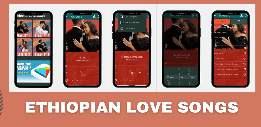 Ethiopian Love Songs App screenshot